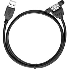 Alfais 4886 USB Dişi Erkek Panel Tipi Data Uzatma Kablosu 1 Metre