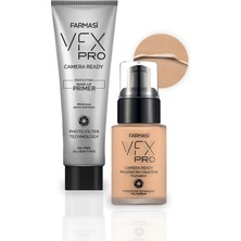 Farmasi Vfx Pro Camera Ready Set - Fondöten Dark Beige 03 30 ml ve Makyaj Bazı 20 ml