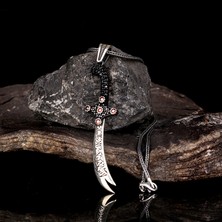 Takı925 Ali'den Başka Üstün Yiğit Zülfükar'dan Başka Keskin Kılıç Yoktur Gümüş Kolye