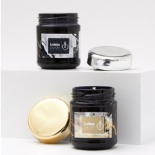 Hediye Sepeti Hediyesepeti Altın ve Gümüş Renkli Kokulu Kavanoz 2li Mum Seti