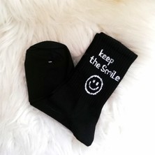 Dream Butik Keep The Smile Yazılı Çorap