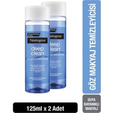 Neutrogena Deep Clean Göz Makyajı Temizleyicisi 125 ml x 2 Adet