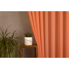 Massarelli Etamin Tül Turuncu  1-3 Sık Pile 100X260