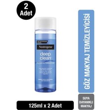 Neutrogena Deep Clean Göz Makyajı Temizleyicisi 125 ml x 2 Adet