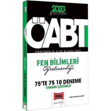 Yargı Yayınevi 2023 KPSS ÖABT Fen Bilimleri Öğretmenliği Tamamı Çözümlü 10 Deneme