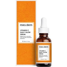 Maru.derm C Vitamini ve Peptid Aydınlatıcı Cilt Bakım Serumu 30 ml