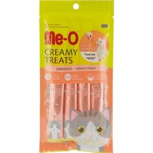 Me-O Kremalı Somonlu Kedi Sıvı Ödül Maması 4X15 gr