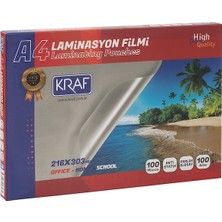 Kraf Laminasyon Filmi +Laminasyon Makası 24 cm Kraf