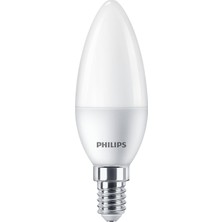 Philips Mycare 5W-40W 2700K SAR IŞIK E14 Duy Mum Buji LED Ampul 3 Adet