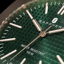 Sapphero Orjinal Alman Malı 100M Su Geçirmez Japan Miyota Quartz Mekanizma Paslanmaz Çelik Erkek Kol Saati