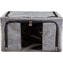 Ayşe Karaca Dolap ve Bagaj Içi Sıvı Geçirmez Telli Kutu Hurç Organizer Mega Boy 60*40*34 Kutu 05