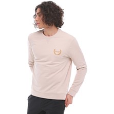 Spqr Sweatshirt Saturn Bej