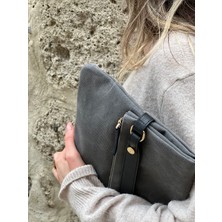 Carrier Thing Katlamalı Clutch Mumlu Kanvas