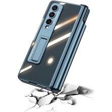 Fogy Samsung Galaxy Z Fold 4 Kılıf Kasa ve Ekran Koruyucu 360 Tam Koruma Kapak+Kalem Bölmeli