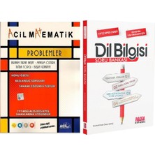 Acil Yayınları Problemler ve Akm Dil Bilgisi Soru Bankası Seti 2 Kitap