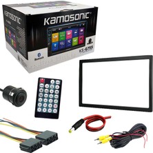 Kamosonıc KS-G755 Double Teyp 7" 4X45W Mirrorlink Bt/usb/sd/fm/aux Kameralı