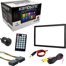 Kamosonıc KS-G753 Double Teyp 7" 4X45W Mirrorlink Bt/usb/sd/fm/aux Kameralı