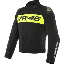 Dainese VR46 Podium Black Fluo Yellow D-Dry Mont