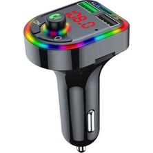 Concord C613 Rgb Işıklı Bluetoothlu USB Bellek, Hafıza Kartı ve 3.1A+1A Şarj Girişli Fm Transmitter