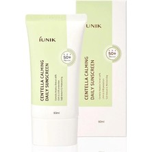 iUNIK Iunık Centella Calming Krem Güneş Koruyucu SPF 50+Pa++++  Tüm Cilt Tipleri İçin Nemlendirici 60 ml