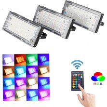 G-led 50W Rgb LED Projektör Kumandalı IP65 Korumalı