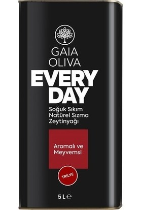 Gaia Oliva Everyday Trilye Natürel Sızma Zeytinyağı (Yeni Hasat) 5 lt