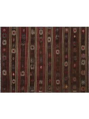 Sempati Halı Gerçek El Dokuma Eskitme Vintage Halı 187x247 Cm 9862