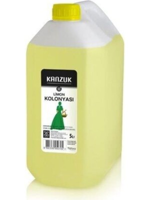 Kanzuk 5 Lt 60 Derece Limon Kolonyası Amber Çiçeği Kokusuyla Ferahlatıcı Etki