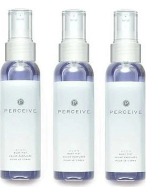 Avon Perceive Vücut Spreyi Beyaz Biber ve Sarı Frezya Notalarıyla 100 ml 3 Adet