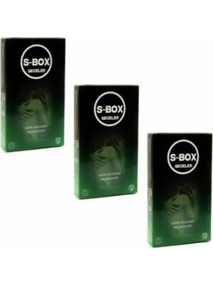 S-Box Uzun Geceler 36lı Prezervatif