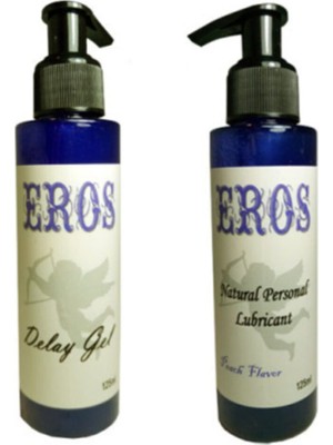 Eros 125ml Şeftali Aromalı  125ml Dlay Jel Erkeklere Özel Set