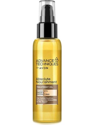 Avon Advance Techniques Argan Ve Hindistan Cevizi Yağı Içeren Saç Bakım Yağı 100 Ml