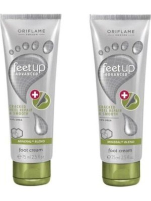 Oriflame Feet Up Advanced Çatlamış Topuklar İçin Onarıcı Krem 75 ml 2 Adet Yoğun Nemlendirme