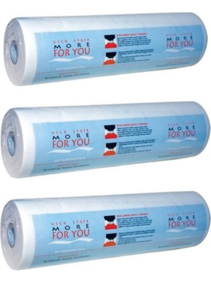 MORE FOR YOU Irtihal Boyun Bandı 15 Rulo 1500 Adet Kuaför Berber Boyun Bandı For You