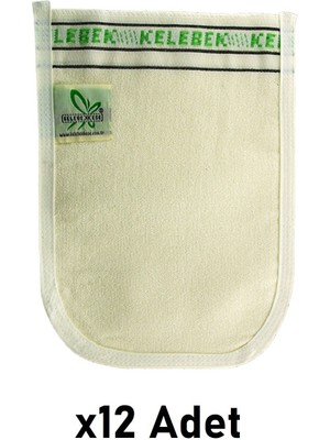 Kelebek Kese Kelebek Ekstra Kalın Beyaz Banyo Hamam Kesesi 12 Adet