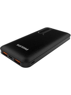 Philips DLP6812CB 10.000MAH Power Bank, Pd+2, Qc 3.0, Type-C ve 2x Usb-A Bağlantı, Siyah