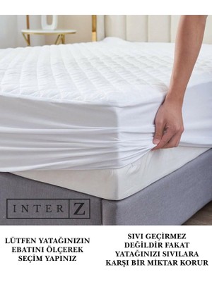 Inter Z Kapitoneli Fitted Yatak Koruyucu Alez (TÜM EBATLAR) 100x200