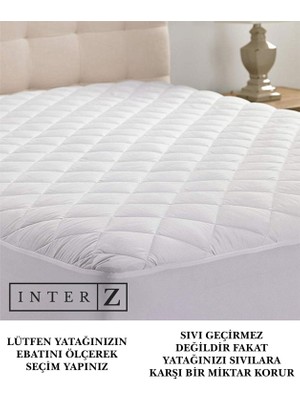 Inter Z Kapitoneli Fitted Yatak Koruyucu Alez (TÜM EBATLAR) 100x200