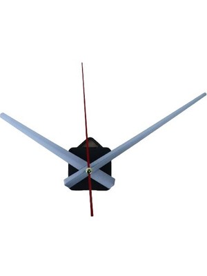 En İyisini İste Saat Mekanizması 1. Sınıf Akar Sessiz Saat Mekanizması 22 mm Şaft  Askılı 3D Saatlerle Uyumlu Gümüş