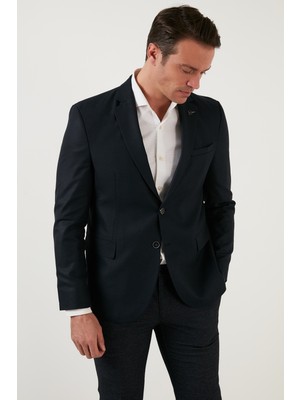 Buratti Regular Fit 6 Drop Çift Yırtmaçlı Blazer Ceket Erkek Ceket 216SERARDO