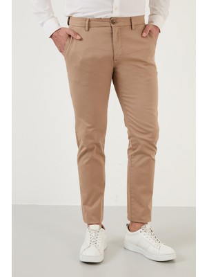 Buratti Pamuklu Normal Bel Slim Fit Boru Paça Pantolon Erkek Pantolon 216MILANO