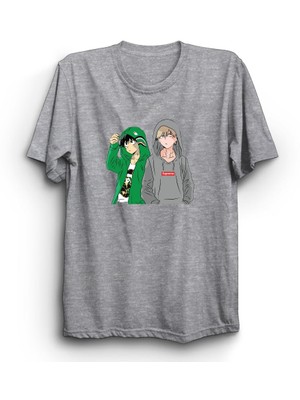 The Fame Box My Hero Academia, Todoroki, Bakugo, Iziku, Anime Dizi Tişört