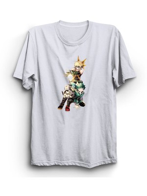 The Fame Box My Hero Academia, Midoriya Izuku, Katsuki Bakugou, Anime Tişört