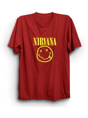 The Fame Box Nirvana, Smile Logo, Rock, Metal Tişört