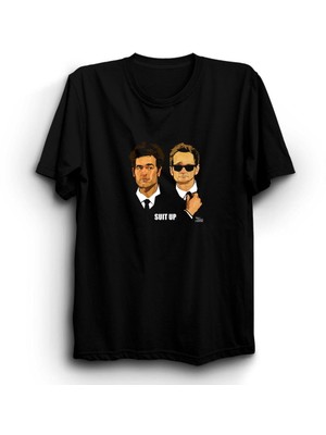 The Fame Box How I Met Your Mother, Ted Mosby, Barney Stinson, Suit Up Tişört