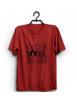 The Fame Box Game Of Thrones, You Know Nothing Jon Snow, Dizi Tişört