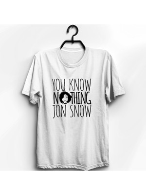 The Fame Box Game Of Thrones, You Know Nothing Jon Snow, Dizi Tişört