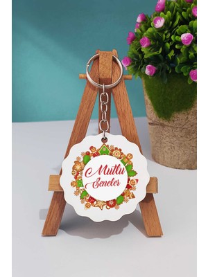 Hedizu Mutlu Seneler Yılbaşı Hediyesi Anahtarlık