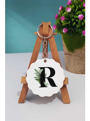 Hedizu Botanik R Harfli Anahtarlık