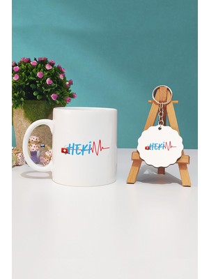 Hedizu Doktora Hediye Hekim Kupa Bardak ve Anahtarlık